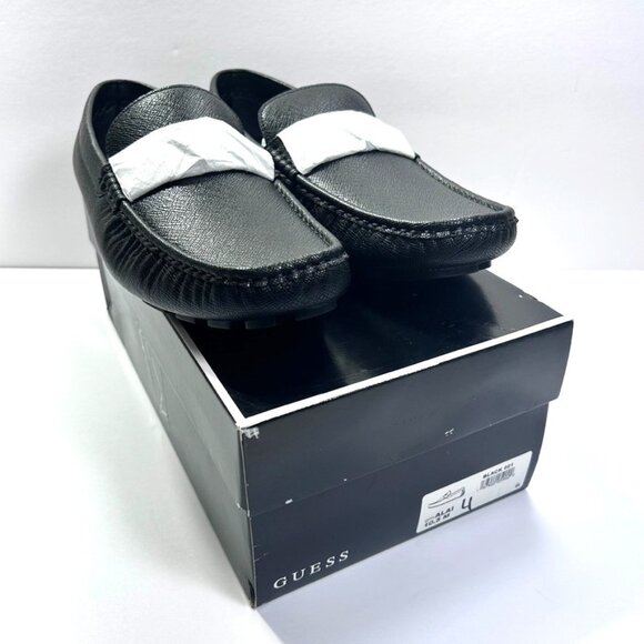 GUESS Alai Moc Toe Slip On Driving Loafers Men's Shoes Black 10.5 M - Picture 1 of 9